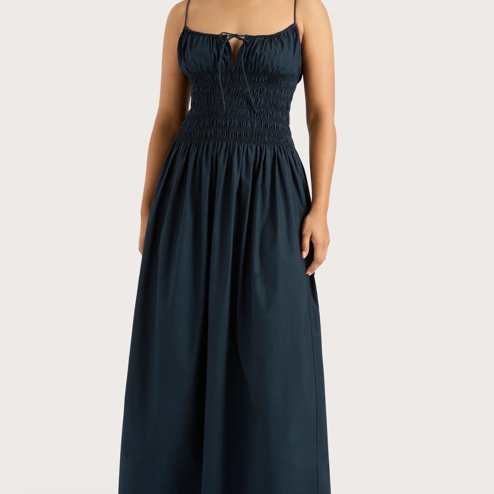 Faithfull the Brand Dark Blue Maxi Dress
